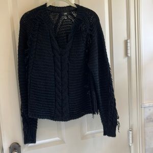 Black ladies knit sweater